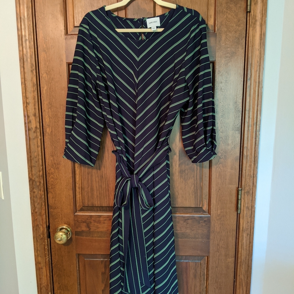 Nine west Chevron stripe dress